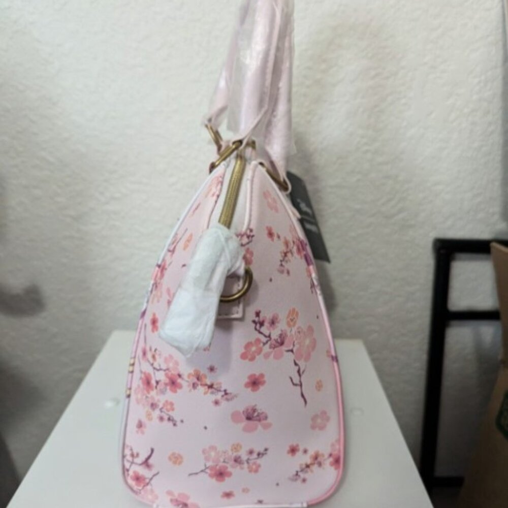 Stitch Cherry Blossom Disney Loungefly Purse/Satchel - Picture 4 of 6